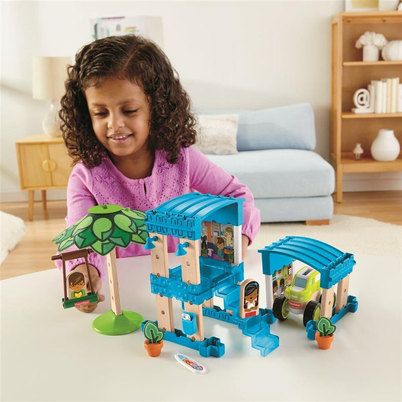 Afbeelding laden in galerijviewer, Fisher Price Wonder Makers Strandhuis 35-delig
