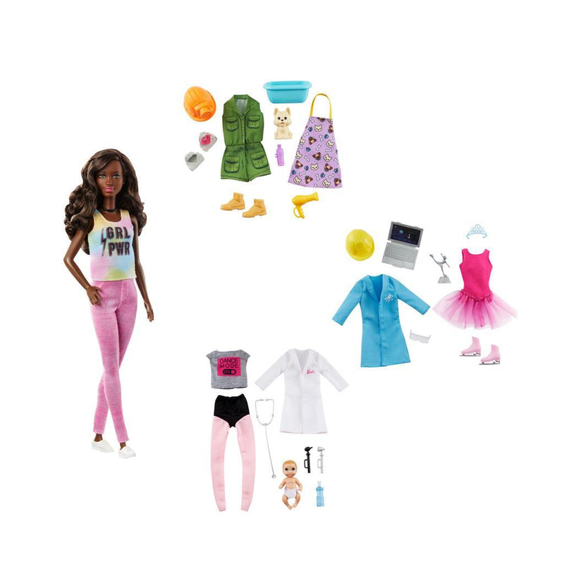 Afbeelding laden in galerijviewer, Barbie carrierepop you can be anything + accessoires
