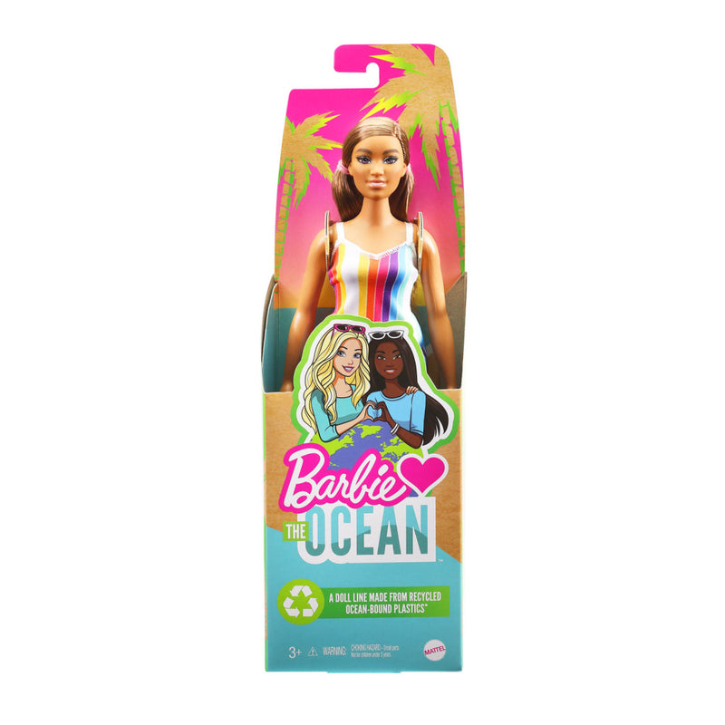 Afbeelding laden in galerijviewer, Barbie loves the ocean pop regenboogjurk
