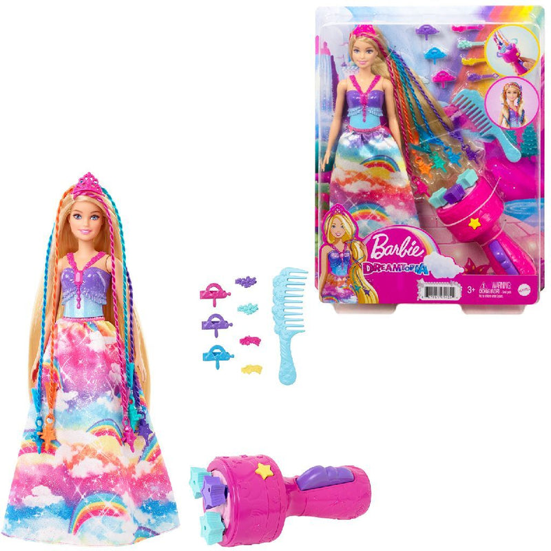 Afbeelding laden in galerijviewer, Barbie dreamtopia haarverzorgingspop + accessoires
