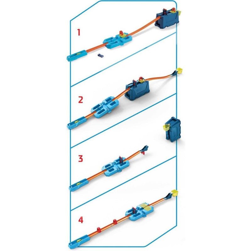 Afbeelding laden in galerijviewer, Mattel Track Builder Crash Stunt Box
