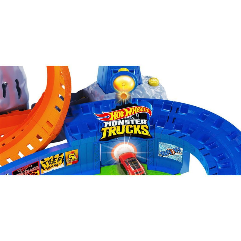 Afbeelding laden in galerijviewer, Mattel Monster Trucks T-Rex Volcano Arena
