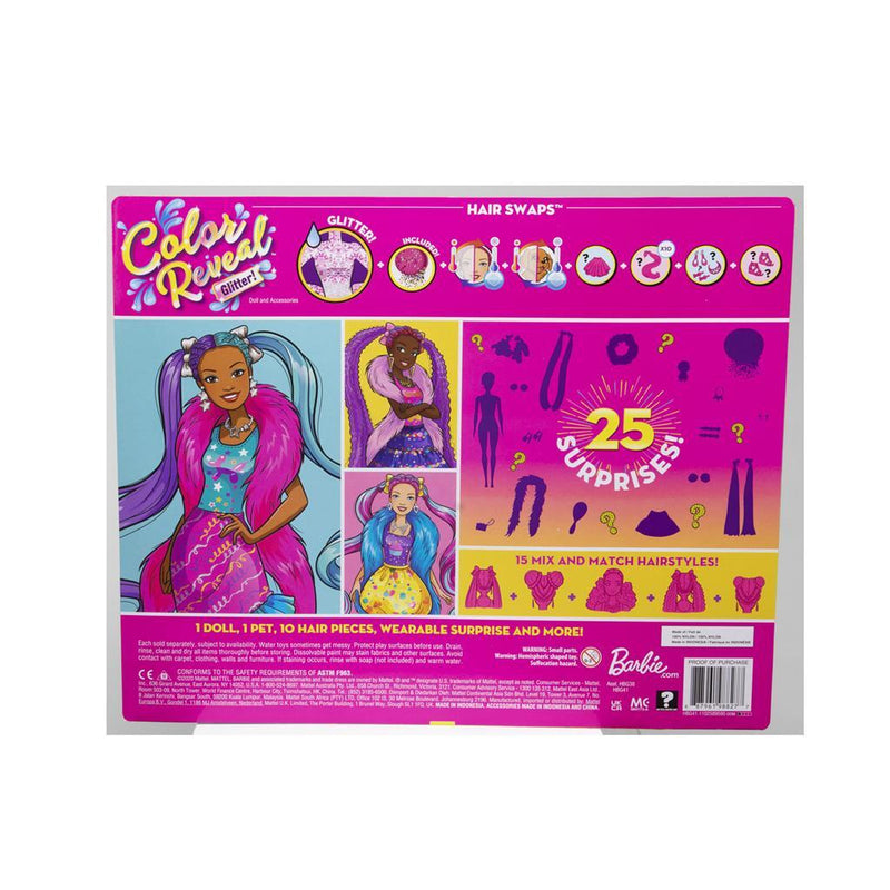 Afbeelding laden in galerijviewer, Mattel Color Reveal Pop Ultimate Reveal Hair Feature 3
