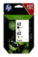 Hp inktcartridge n9j71ae nummer 62 2 stuks cyaan geel magenta zwart