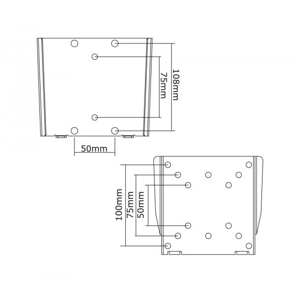 Afbeelding laden in galerijviewer, Neomounts fpma-w25 lcd led tft wandsteun zilver
