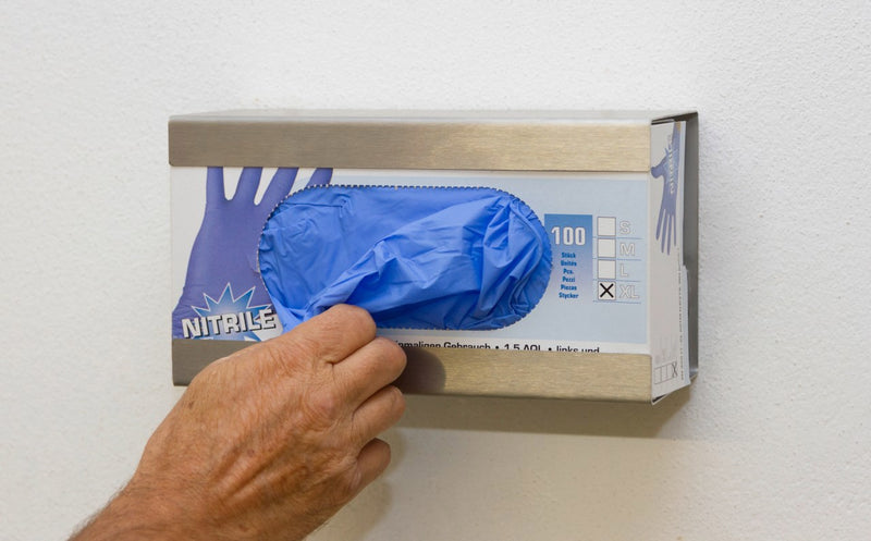Afbeelding laden in galerijviewer, Producten wandhouder voor wegwerphandschoenen

