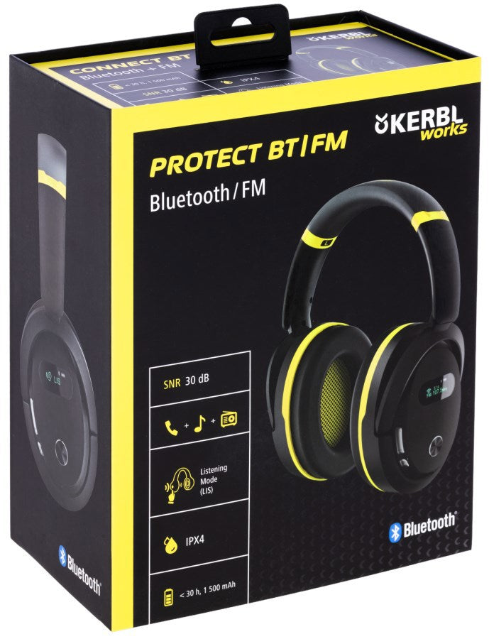 Afbeelding laden in galerijviewer, Kerbl producten gehoorkap works protect met radio en bluetooth
