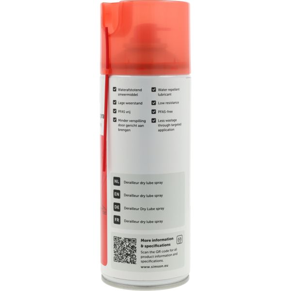 Afbeelding laden in galerijviewer, Simson smeermiddel dry lube derailleur spray 400ml
