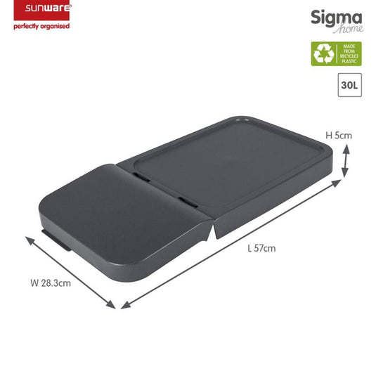 Sunware sigma home sorteer unit deksel voor 30l en 40l sorteer unit 57x28,3x5cm