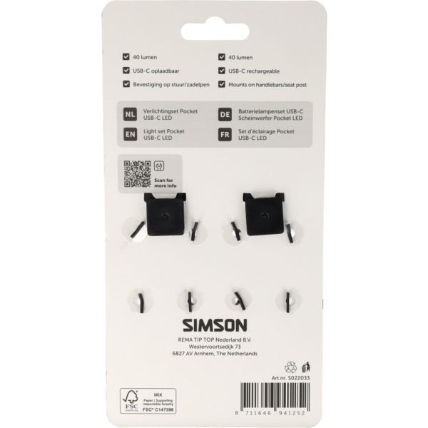 Afbeelding laden in galerijviewer, Simson verlichtingsset aurora pocket

