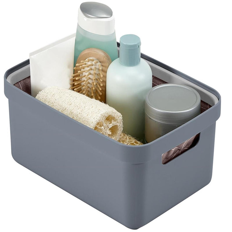 Afbeelding laden in galerijviewer, Sunware sigma home opbergbox 5l donker blauwgrijs 25,2 x 17,5 x 12,2 cm
