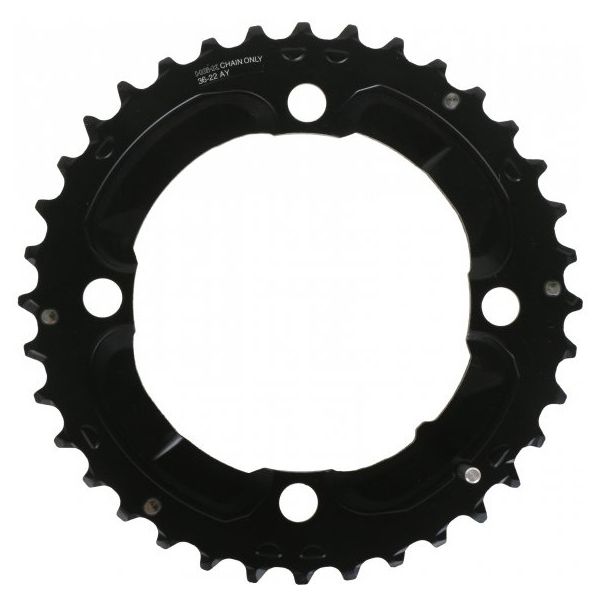 Afbeelding laden in galerijviewer, Shimano kettingblad Deore 10V 36T Y1RP98070 M617 zwart
