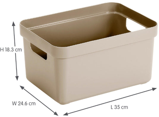 Sunware sigma home opbergbox 13l beige
