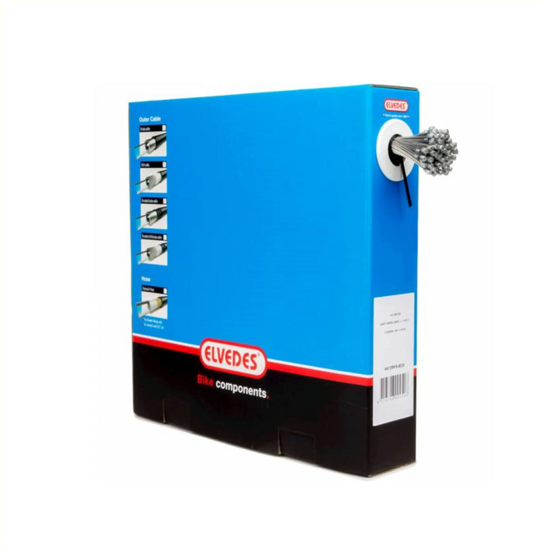 Afbeelding laden in galerijviewer, Elvedes rem binnenkabel slick rvs 2000 mm ø 1,5 mm (100x)
