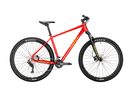 Kayza mtb hardtail spodic 8.9 mod. 23 bike spod.8.9 29 50 hardtail 20sp red yellow