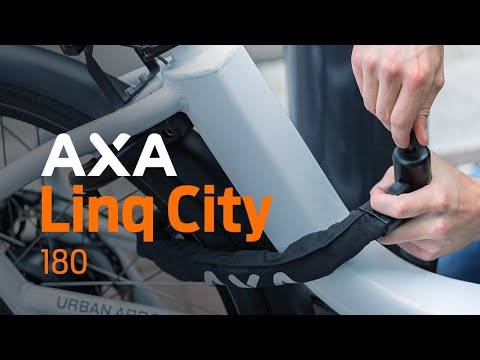 Afbeelding laden in galerijviewer, Slotketting AXA Linq City 180Cm Zwart
