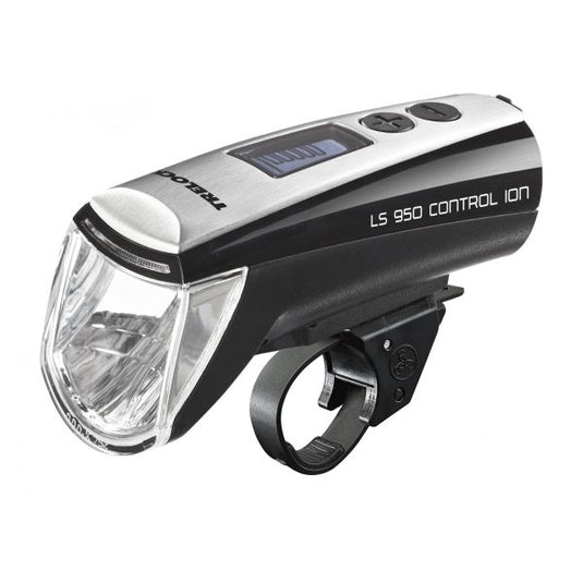 Trelock koplamp ls950 control ion - 70 lux - incl. houder