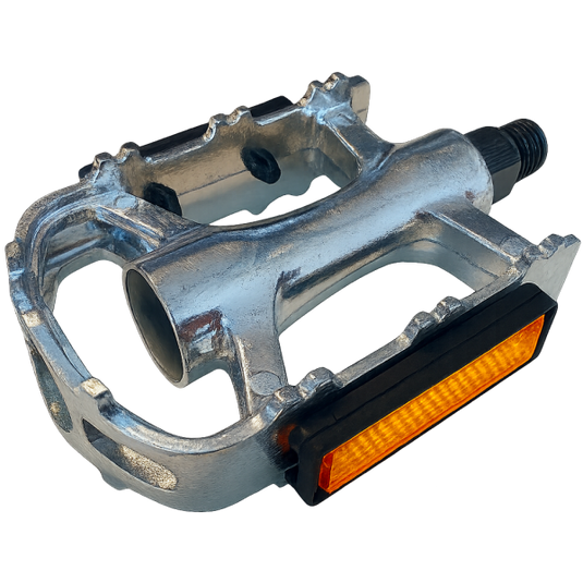 Edge pedaalset mtb trekking luxe aluminium - zilver