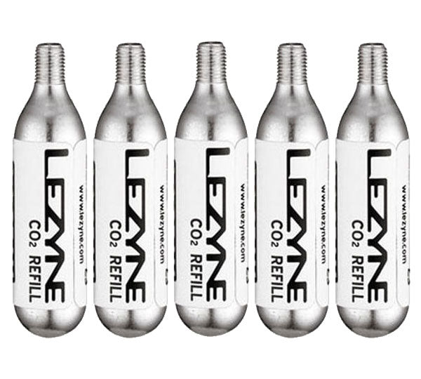 Afbeelding laden in galerijviewer, Lezyne co2 replacement cartridges 16g pack of 5
