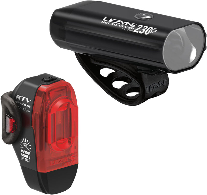 Afbeelding laden in galerijviewer, Lezyne hecto 230+ ktv stvzo lighting set
