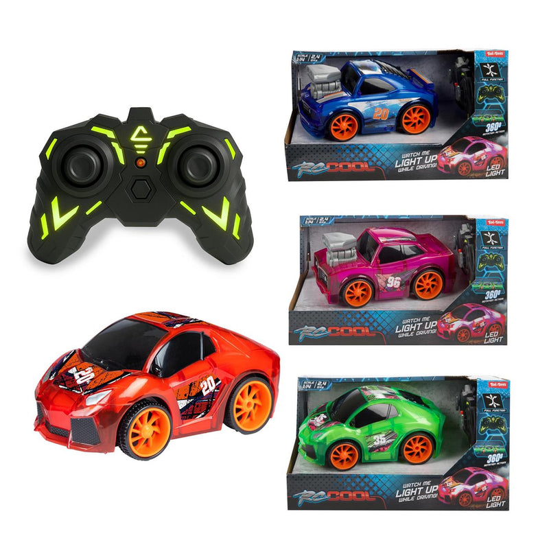 Afbeelding laden in galerijviewer, Toi-toys rc-cool raceauto -stunt 360- +l-g 17cm 4ass
