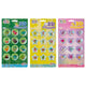 Grafix 3d glitter stickers 12 op vel 26x14cm