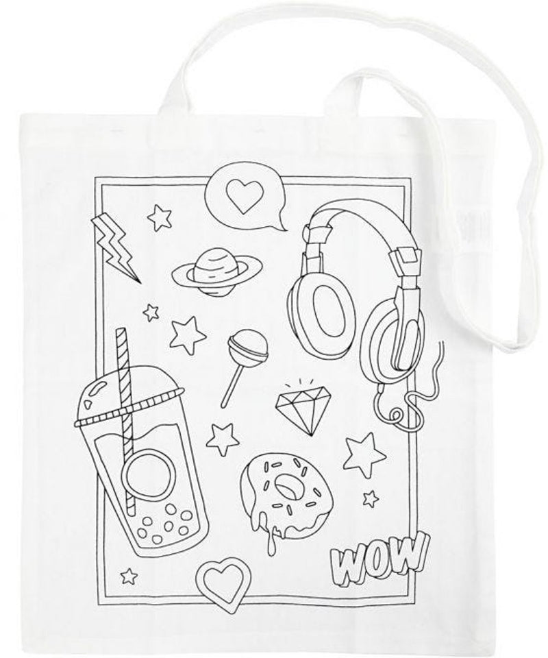 Afbeelding laden in galerijviewer, Creativ company schoudertas met print
