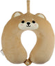 Puckator - relaxeazzz hond pluche memory foam reiskussen - hond - beige - 29x33x8 cm