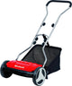 Einhell kooimesmaaier ge-hm 38 s-f - maaibreedte: 38 cm - aanbevolen gazonoppervlakte: tot 250 m² - 26 l opvangbak - maaihoogte: 13-38 mm