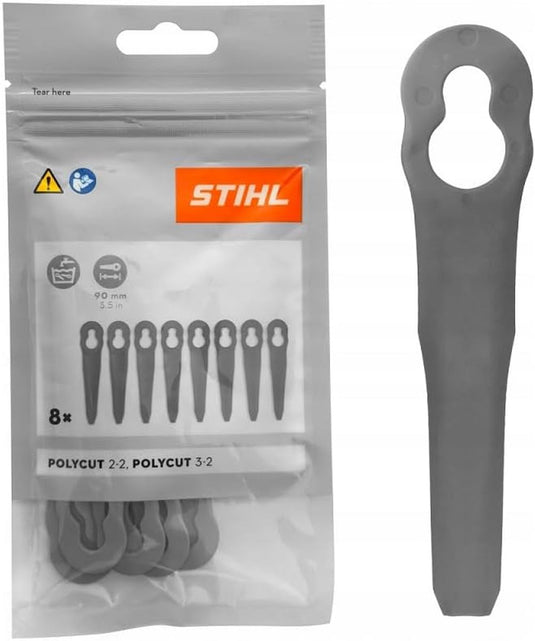 Stihl accessoires kunststofmessen voor polycut 2-2 - 8 stuks - 40080071000