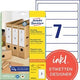 Etiket avery ultragrip wit
