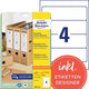 Etiketten avery ultragrip wit