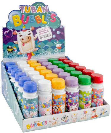 Tuban - display small soap bubbles – mix 36 pcs. x 60 ml