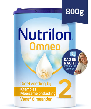 Nutrilon omneo 2 – flesvoeding vanaf 6 maanden – 800g