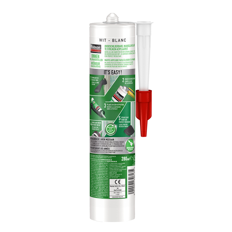 Afbeelding laden in galerijviewer, Rubson 1065995 - easy sealing binnen 280ml | 12 stuks
