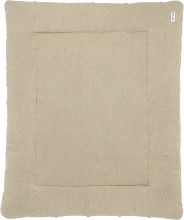 Meyco baby mini knots boxkleed - sand - 77x97cm
