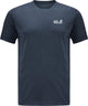 Jack wolfskin vonnan s s t m heren outdoorshirt-midnight sky