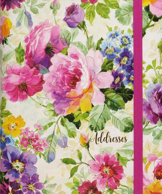 Peter pauper peony garden large address book