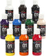 A-color acrylverf - assortiment, kleuren assorti, 01 - glossy, 100 ml