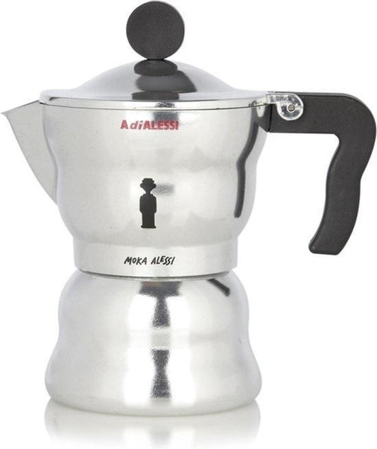 Alessi percolator moka - aam33 1 - 1 kops - door alessandro mendini