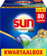 Sun - vaatwastabletten- brilliant shine plus - all-in 1 - 80 capsules - voordeelverpakking