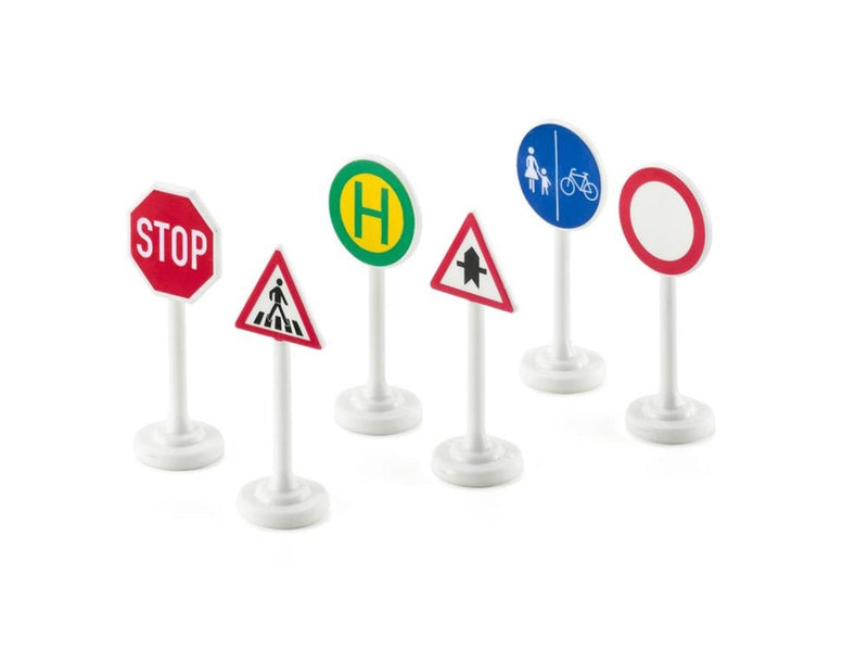 Afbeelding laden in galerijviewer, Siku 0857 verkeersteken set a 6 stuks 5cm
