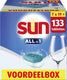 Sun - vaatwastabletten - all-in 1 - 133 tabletten - voordeelverpakking
