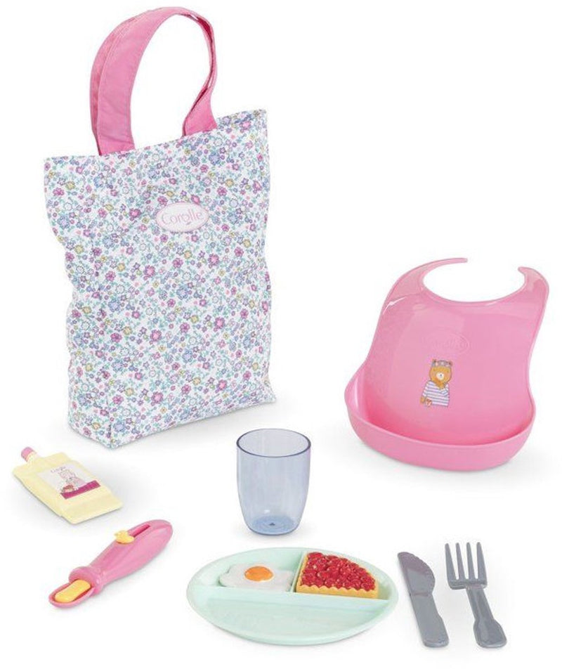 Afbeelding laden in galerijviewer, Corolle mon grande poupon etensset floral - 36-43cm
