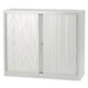 Roldeurkast bisley et412102slg4 staal legborden slot 120x43x103 grijs