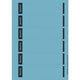 Ordnerrugetiketten leitz blauw 150 stuks papier