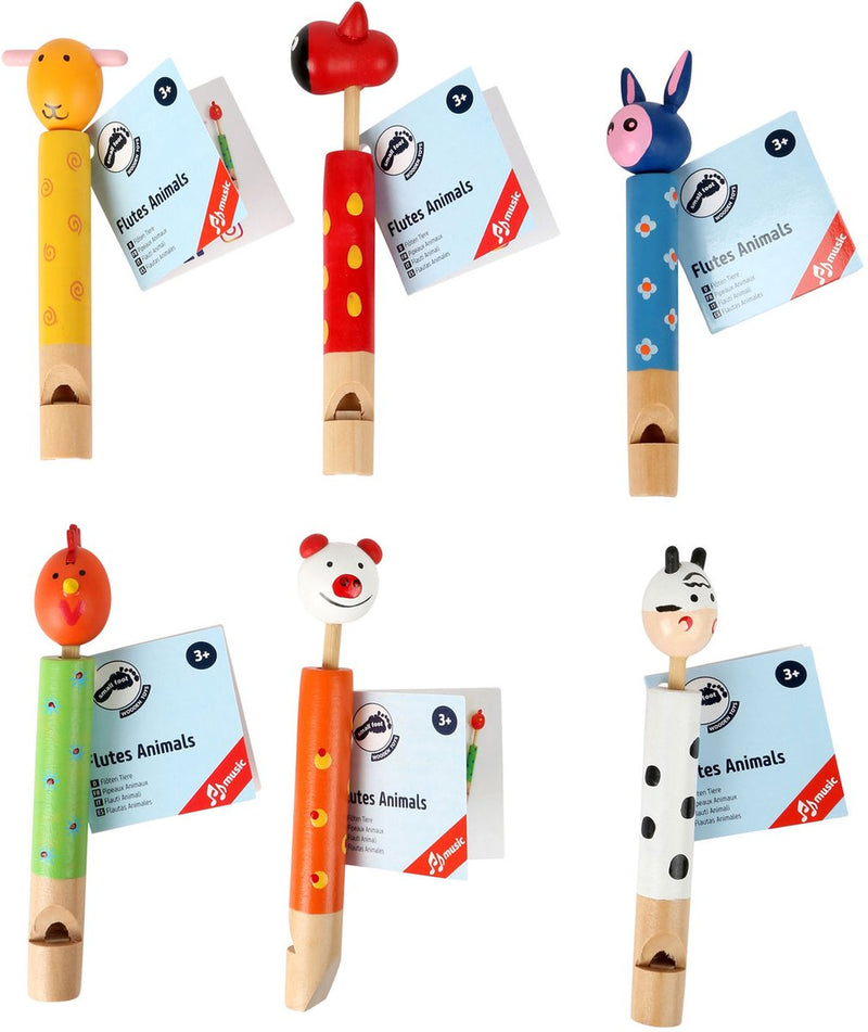 Afbeelding laden in galerijviewer, Small foot - dierenfluit, set van 6
