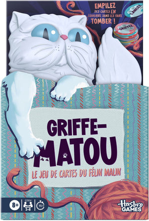 Hasbro gaming – griffe-matou – kaartspel – 8+ – 3-8 spelers
