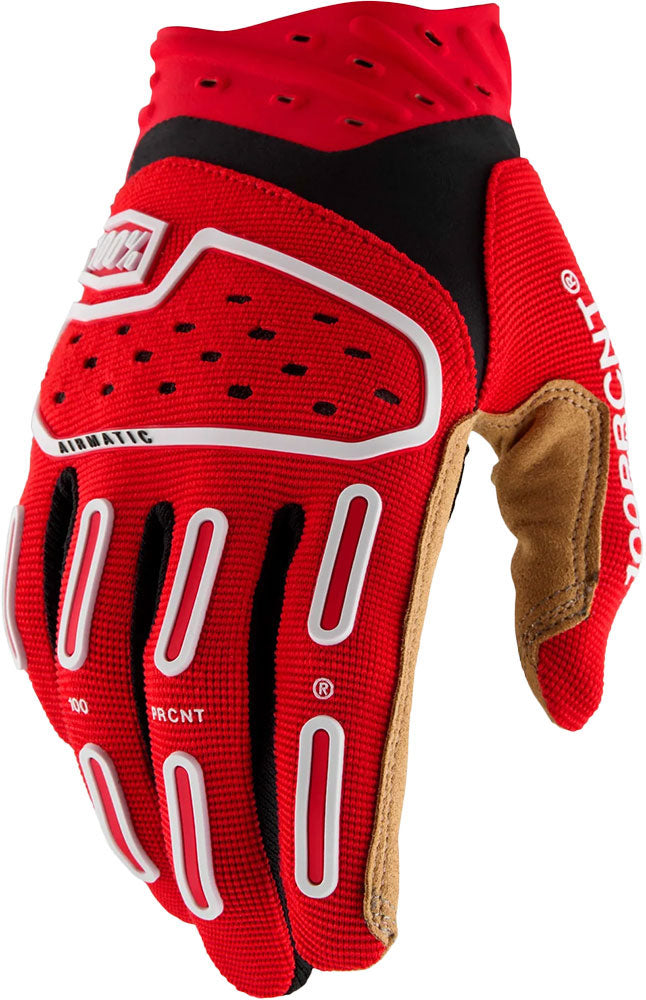 Afbeelding laden in galerijviewer, 100% airmatic 2 - mtb gloves red black | s

