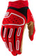 100% airmatic 2 - mtb gloves red black | m